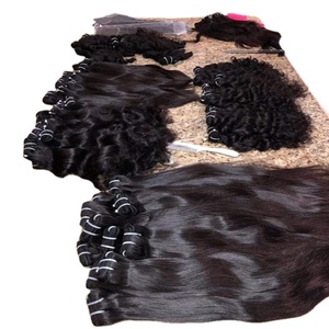 Extensiones de cabello ondulado liso natural vietnamita Virgen sin procesar vendedores de cabello humano indio paquetes alineados de cutícula suave - Product Image 6