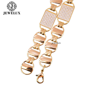 Export Quality 18K Gold Plated Cuban Link <b>Necklace</b> Freshwater Pearl Moissanite Pave Setting <b>Statement</b> Chain Unisex Luxury - Product Image 2