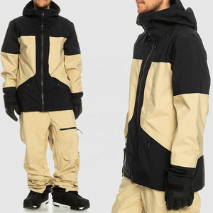Custom Log Premium Coated Quilted Water Resistance Snowboarding <b>Jacket</b> <b>Men</b> Breathable Windproof Ski <b>Jackets</b> - Product Image 5