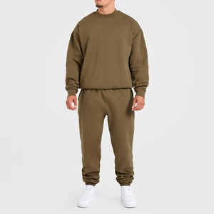 Sudaderas de Cuello Redondo para Hombre, Diseño Moderno, Logotipo Personalizado, Venta al Por Mayor, Corte Holgado, Manga Larga, Puños Acanalados, Tejido de Punto - Product Image 4