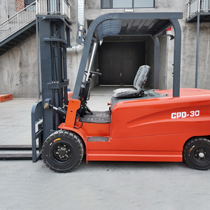 משלוח חינם מלגזה חשמלית 3 טון מיני ניידת ציוד טיפול בחומרים במחסן גובה הרמה 3 מטר תפעול חסכוני - Product Image 2