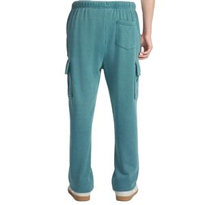 Pantalones de chándal para hombre de diseño personalizado orientado a la exportación, pantalones de patrón recto informales con estilo de Color sólido, cintura elástica de pana - Product Image 3