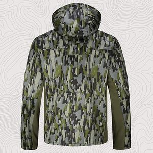 <b>Men</b> Camouflage Hunting <b>Jacket</b> And Pants Set <b>Soft</b> <b>Shell</b> Waterproof Outdoor Wear Autumn Apparel - Product Image 3