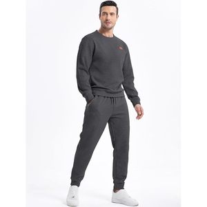 2025 hommes 2 pièces tricot Jacquard pull sweat et Joggers ensembles de pantalons de survêtement avec poches tenues confortables pour un usage quotidien - Product Image 4