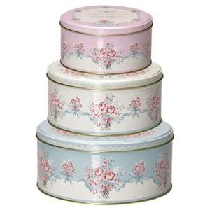 Wholesale Vintage Pink Metal Cookie Jar Scalloped Lid Airtight Food Storage Container Tin for Kitchen Decor <b>Bakery</b> Gift <b>Box</b> Jars - Product Image 5