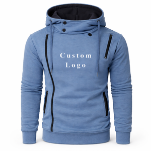 Sweat-shirt à capuche personnalisé pour homme, finition délavée vintage, couleur unie, streetwear décontracté d'hiver, vente en gros, fabricant OEM - Product Image 1