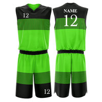 Seragam Basket Pria Dewasa Bahan Polyester Bernapas untuk Tim