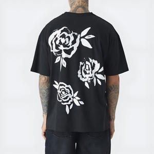 T-shirt en coton pour homme, doux et respirant, idéal au quotidien, prix de gros, t-shirts en coton uni pour homme, respirants - Product Image 5