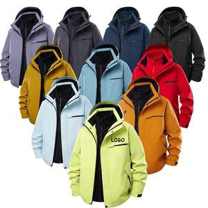 Veste softshell unisexe de haute qualité 3 en 1 en polaire, chaude, imperméable et coupe-vent, avec logo personnalisé, veste d'extérieur pour hommes - Product Image 5