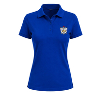 Polo personnalisé uni pour femme Sigma Gamma Rho, manches courtes, col classique, mode décontractée, vêtements de sororité, OEM ODM, vente en gros