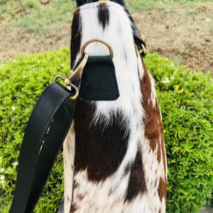 Leather Hair On Tote Bag Cowhide <b>Handbag</b> Women Shoulder Purse Casual Stylish Fashion Travel Tote Bag LHTB-0092 - Product Image 3