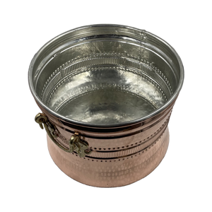Premium Copper Foam <b>Bucket</b> with Special Design <b>Tin</b> Material Water <b>Bucket</b> for Foam Massage Different Patterns - Product Image 5