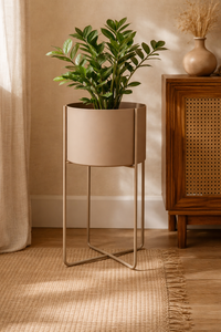 Support de plantes croisé classique en fer, durable, multi-usages, pour plantes d'intérieur, avec drainage, pour la décoration de la maison et du jardin - Product Image 2