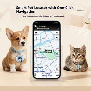 เครื่องติดตามสัตว์เลี้ยงขนาดเล็กกันน้ำ IPX7 GSM ABS พลาสติก ระบบ GPS ป้องกันการสูญหาย สำหรับสุนัขและแมว แบตเตอรี่ CR2032 แบบเปลี่ยนได้ - Product Image 6