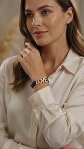 กำไลเพชรเพาะเลี้ยงแบบสั่งทำพิเศษ พร้อมสลักชื่อ ทอง 14K กำไลเพชรตามสั่ง ของขวัญวันครบรอบสำหรับเธอ - Product Image 3