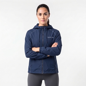 Chaqueta Cortavientos para Mujer, con Capucha, Ligera, Deportiva, con Cierre Completo, para Correr y Entrenar, con Logotipo Personalizado - Product Image 5