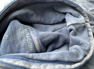 Ropa Urbana Vintage para Niños, Unisex, Casual, Estilo Urbano, Tejido Grueso, Primavera Invierno, Azul Lavado al Ácido, Serigrafiado - Product Image 4