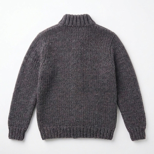 Suéter de Algodón y Poliéster de 320g con Cuello Alto, Estilo Holgado y Moderno para Hombre, Sudadera Unisex con Media Cremallera - Product Image 2