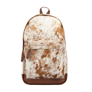 Mochila de Cuero Genuino Ash Green International para Hombre y Mujer, Estilo Vintage, Casual, de Viaje, Resistente, con Bolsillo Frontal - Product Image 1