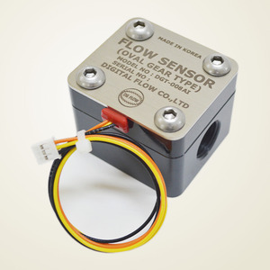 Débitmètre pour carburant diesel DIGITAL FLOW DGT-008AI Capteur de débit à engrenages ovales en aluminium PT 3/8 Filetage interne - Product Image 3
