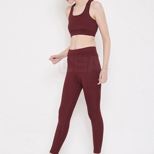 Ensemble de compression pour femmes de haute qualité, tissu extensible respirant, ensemble de vêtements de sport pour la course à pied, l'entraînement et la remise en forme - Product Image 4
