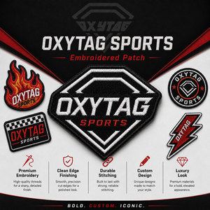 Oxytag Sports Embroidered <b>Patches</b> Iron-On Fabric Badge for Apparel and <b>Jackets</b> Custom Design Logo <b>Patch</b> Set - Product Image 6