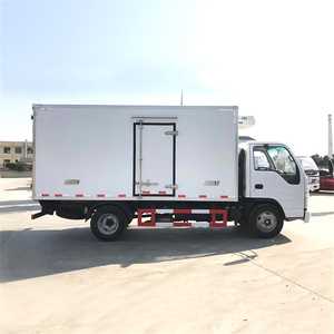Camion frigorifique 4x2, fourgonnette frigorifique, véhicule de transport en chaîne du froid, diesel, boîte manuelle, camion frigorifique - Product Image 5