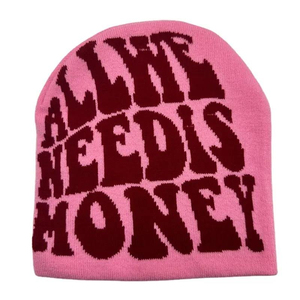 Gorro de Invierno Unisex Popular de Jacquard Estilo Hip Hop, Gorro de Punto Personalizado para Hombre y Mujer, Moderno, Cálido, con Letras, para Ciclismo, Esquí, Deportes al Aire Libre - Product Image 2