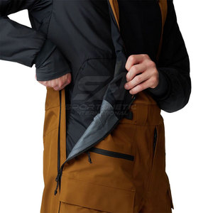 Durable <b>Waterproof</b> Snow <b>Overalls</b> With Thermal Protection And Comfortable Fit Ski Bibs For Outdoor Winter Sports Ski Bibs - Product Image 5