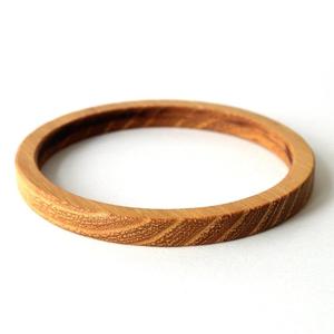Brazalete de Madera Natural Grueso Hecho a Mano, Pulsera de Madera Redondeada, Joyería Estilo Boho, Accesorio de Moda Artesanal DIY - Product Image 3