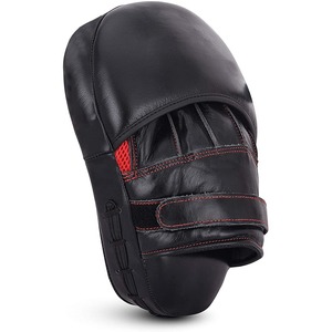Cible de frappe personnalisée pour la boxe, cible de frappe incurvée en cuir vierge - Product Image 2
