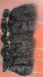 High Quality 12 Inch Indian Natural Wavy Remy Virgin Human Hair Extensions 100g Machine Double Weft No Shedding No <b>Tangled</b> - Product Image 5