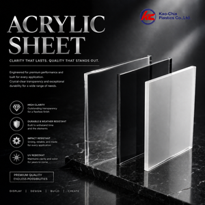 Fournisseur en gros de feuilles PMMA sur mesure, feuille transparente diffuse AE-48-49, 6,0 mm * 375 mm * 1350 mm, protection UV à 90 %, signalétique - Product Image 1