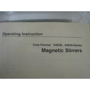 Cole-parmer 04638-, 04639-series Magnetic series ใหม่ - อุปกรณ์และอะไหล่เซมิคอนดักเตอร์ระดับโลกที่เชื่อถือได้ - Product Image 6