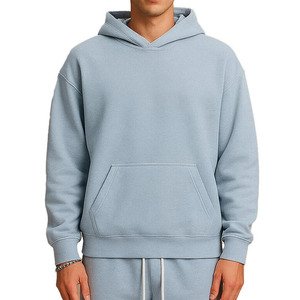 Sweat-shirts d'hiver pour hommes 100% coton, style streetwear oversize, design de poche personnalisé, respirant, haute qualité, service OEM - Product Image 1