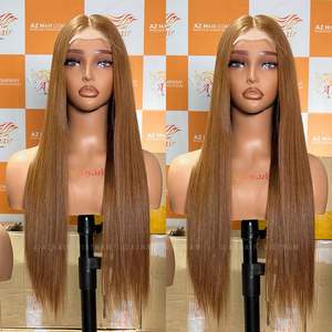 ผมต่อแบบ Remy แบบ100% ผมมนุษย์เกรดเวียดนามแท้เครื่องจักรออเดอร์แบบสั่งทำผ้าคู่แบบเต็ม HD สำหรับลูกไม้ - Product Image 5