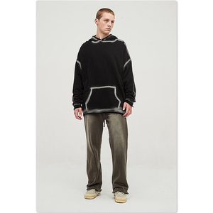 Survêtements Streetwear de Haute Qualité 420g en Polaire Épaisse, Pulls Amples Oversize, Sweat-shirts Personnalisés, Pantalons de Survêtement Lourds – Vente en Gros - Product Image 6