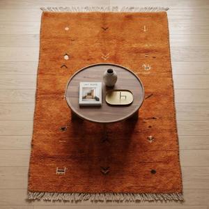 Alfombra de Lana Hecha a Mano de Primera Calidad con Diseño Floral Clásico y Flecos para Sala de Estar, Dormitorio, Decoración del Hogar - Product Image 4