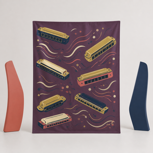 Manta Personalizada con Estampado de Lémur, Durian, Armónica, Halterofilia, Nautilus, Churro, Sublimación, Franela, Felpa, Poliéster - Product Image 1