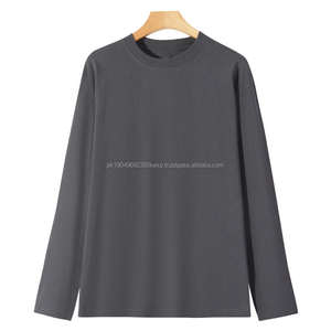 Camisetas al por Mayor 100% Algodón con Cuello Redondo, Manga Larga de Alta Calidad para Hombre, Personalizadas, Hechas con Tela Jersey - Product Image 5