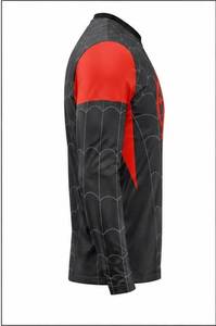 Chemise Spider-Man pour homme, motif toile noire et rouge, impression par sublimation, séchage rapide, manches longues, taille adulte, grande taille, automne, hiver, toutes saisons - Product Image 6