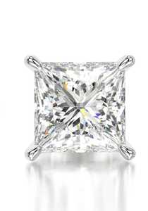 925 Sterling <b>Silver</b> moissanite <b>Stud</b> Earrings Women's Simple Trendy Jewelry Earrings - Product Image 3
