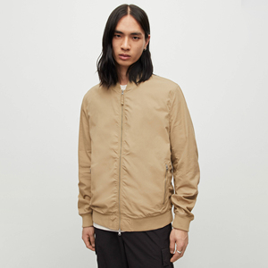 Men's Custom Front Reversible Satin Flight Bomber Jacket <b>Padded</b> Casual Winter Outdoor Windproof Warm Nylon Zipper Stand <b>Heated</b> - Product Image 1