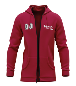 Sweat-shirt à capuche d'hiver respirant en polyester et coton mélangés pour hommes Sweat-shirt à fermeture éclair complète Veste à capuche avec logo personnalisé OEM ODM pour l'extérieur - Product Image 6