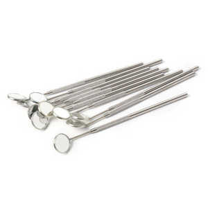 Juego de Espejos Dentales Manuales de Acero Inoxidable de Primera Calidad |   Espejo de Diagnóstico Profesional para Examen Bucal, para Uso Quirúrgico, con Certificación CE - Product Image 2