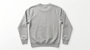 เสื้อสเวตเตอร์คอกลมสีเทาสำหรับผู้ชาย ทรงปกติ ผ้าถัก สีพื้น สวมใส่สบายๆ สำหรับฤดูใบไม้ร่วง - Product Image 2