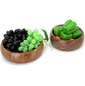 Tazón de Madera Hecho a Mano, Tazón para Servir Ensaladas de Madera Natural para Cocina, Vajilla para Mesa, Venta al por Mayor - Product Image 3