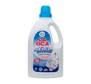 最適品質の液体洗濯洗剤「LA OCA WHITE」を販売するバルクディストリビューター白い服を洗うための2リットル