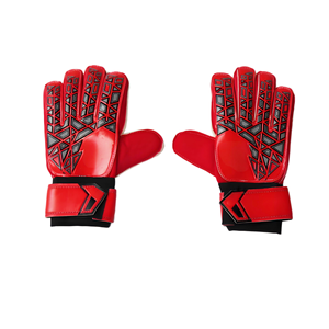 ถุงมือผู้รักษาประตูฟุตบอล BLACK RACING GEAR ระดับมืออาชีพ วัสดุ PU ดีไซน์ระบายอากาศได้ดี ปิดด้วยแถบตีนตุ๊กแก ป้องกันได้ทั้งชายและหญิง - Product Image 1