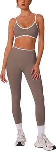 Ensemble de sport pour femme : Leggings de sport taille haute à séchage rapide et soutien-gorge de sport sans couture pour la course et la gym - Product Image 3